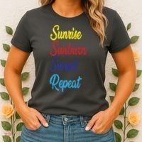 Sunrise Sunburn Sunset Repeat Women's T-Shirt thumb 2