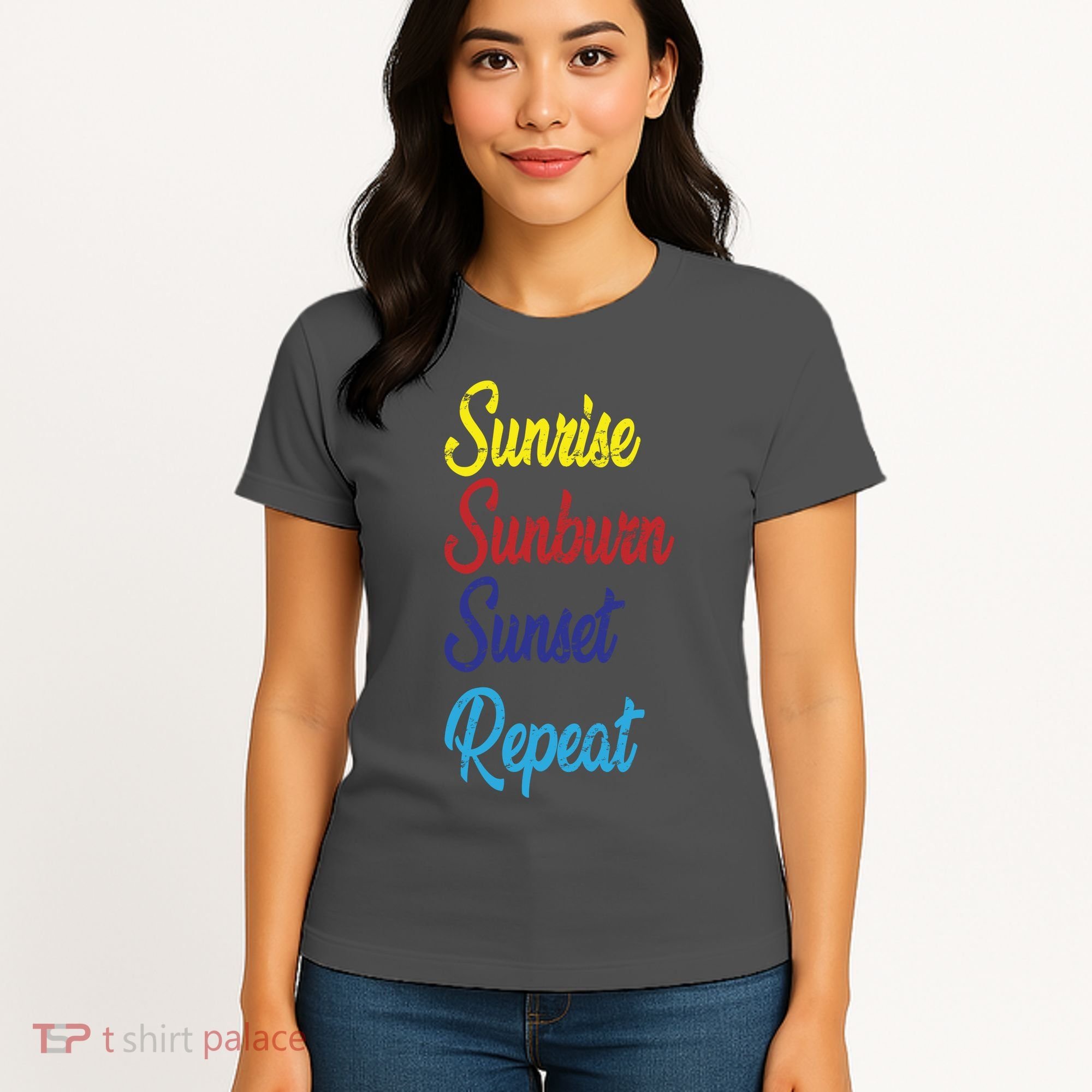 Sunrise Sunburn Sunset Repeat Women's T-Shirt