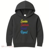 Sunrise Sunburn Sunset Repeat Kids Hoodie thumb 0