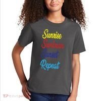 Sunrise Sunburn Sunset Repeat Kids T-Shirt thumb 2