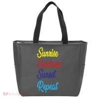 Sunrise Sunburn Sunset Repeat Tote Bag thumb 0