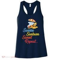 Sunrise Sunburn Sunset Repeat Summer Beach Women's Tank Top thumb 0