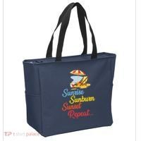 Sunrise Sunburn Sunset Repeat Summer Beach Tote Bag thumb 2