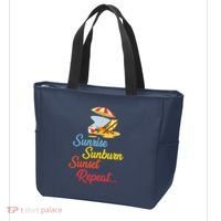 Sunrise Sunburn Sunset Repeat Summer Beach Tote Bag thumb 3
