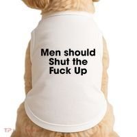 Should Shut The Fuck Up Doggie Tank thumb 0