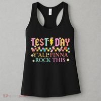 Staar State Testing Day Motivation Yall Finna Rock This Women's Tank Top thumb 3