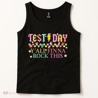 Staar State Testing Day Motivation Yall Finna Rock This Tank Top thumb 2