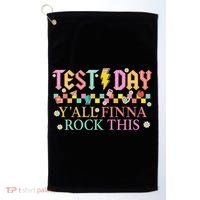 Staar State Testing Day Motivation Yall Finna Rock This Golf Towel thumb 0