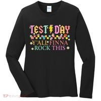 Staar State Testing Day Motivation Yall Finna Rock This Women's Long Sleeve Shirt thumb 0