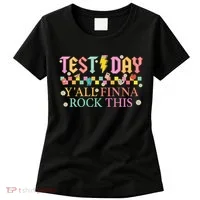 Staar State Testing Day Motivation Yall Finna Rock This Women's T-Shirt thumb 0