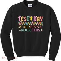 Staar State Testing Day Motivation Yall Finna Rock This Kids Sweatshirt thumb 0