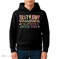 Staar State Testing Day Motivation Yall Finna Rock This Kids Hoodie thumb 4