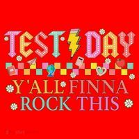 Staar State Testing Day Motivation Yall Finna Rock This Santa Hat thumb 1