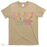 Staar State Testing Day Motivation Yall Finna Rock This T-Shirt thumb 0