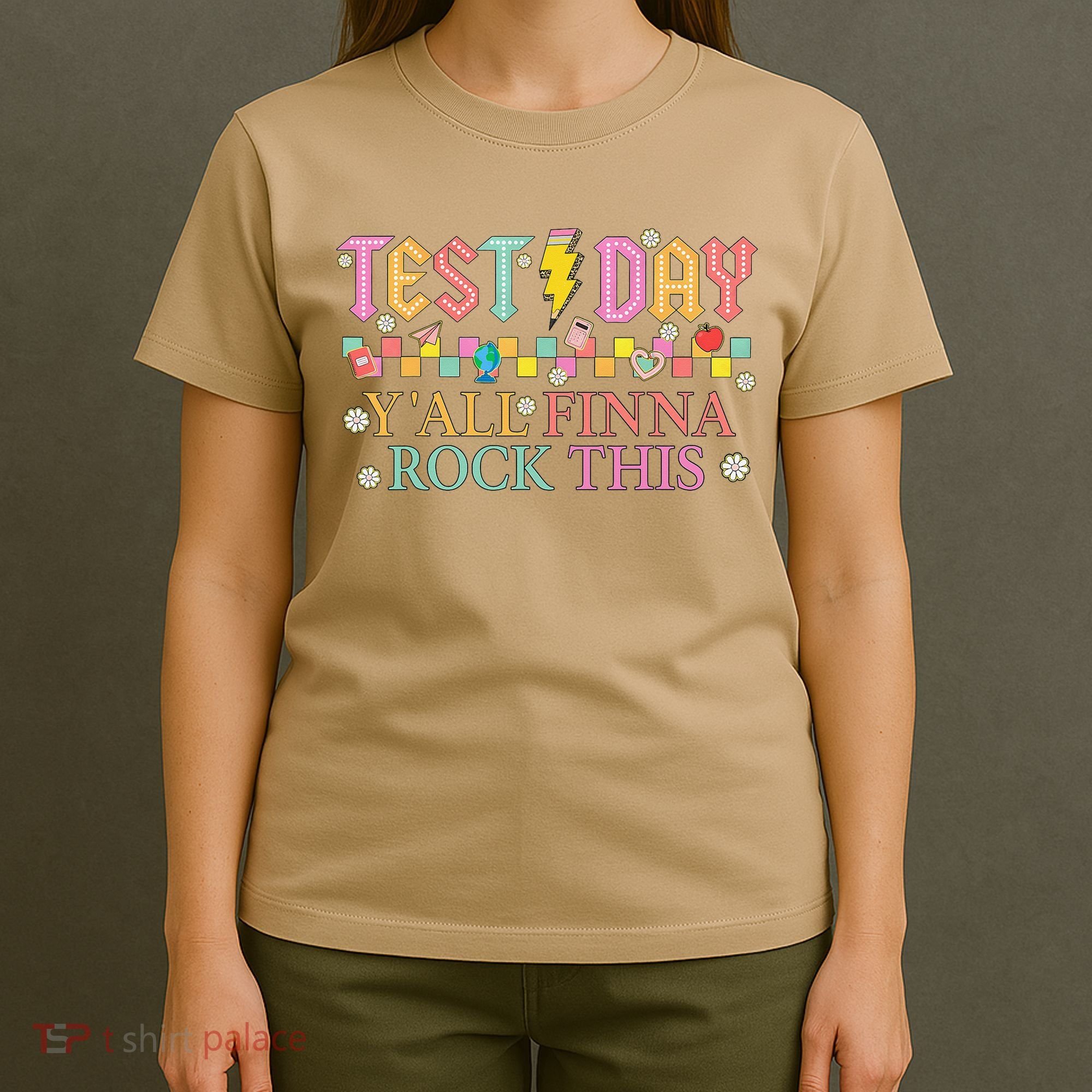 Staar State Testing Day Motivation Yall Finna Rock This T-Shirt
