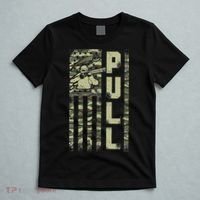 Shotgun Skeet Trap Clay Pigeon Shooting Camo Usa Flag T-Shirt thumb 5