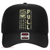 Shotgun Skeet Trap Clay Pigeon Shooting Camo Usa Flag Hat thumb 0