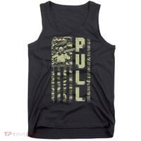 Shotgun Skeet Trap Clay Pigeon Shooting Camo Usa Flag Tank Top thumb 0