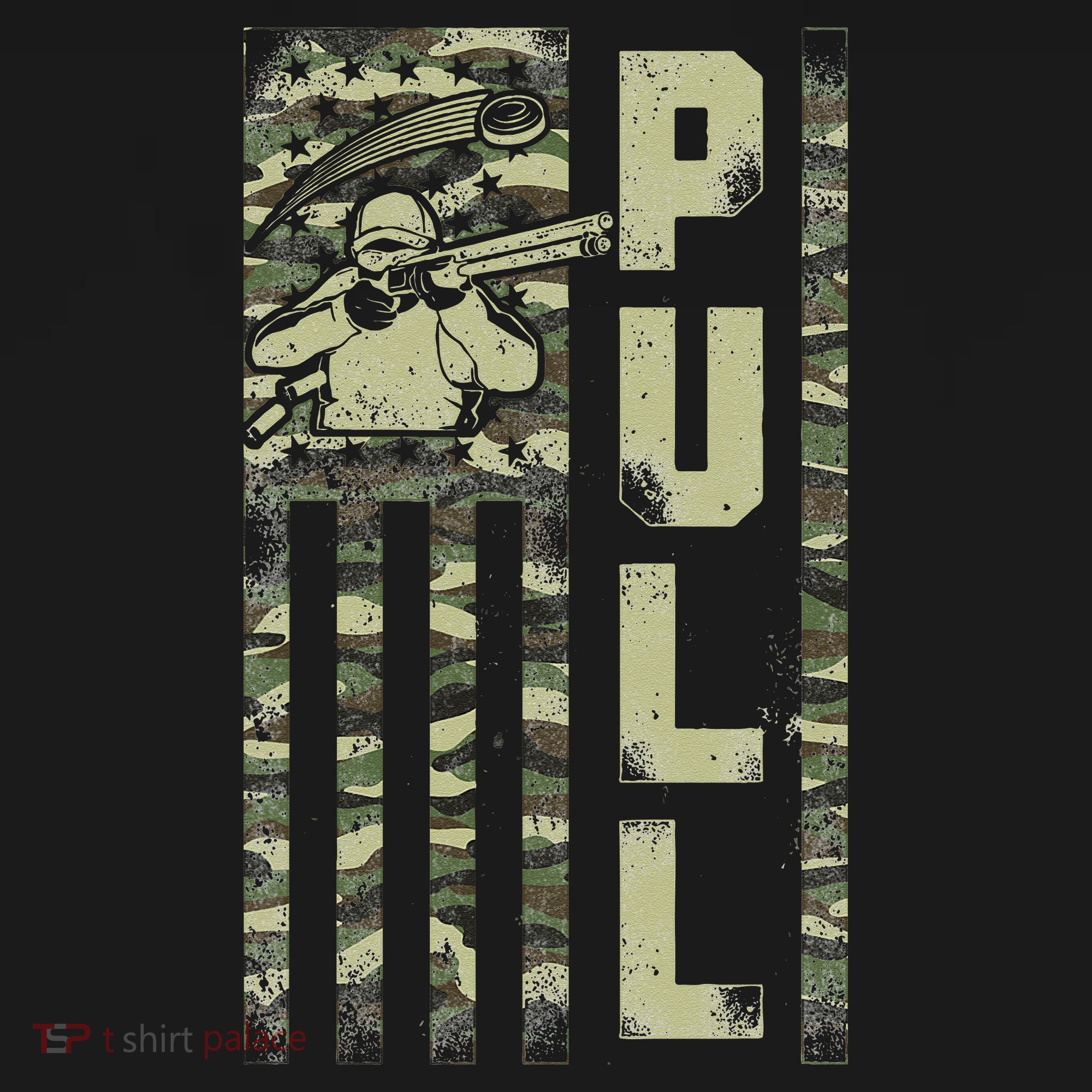 Shotgun Skeet Trap Clay Pigeon Shooting Camo Usa Flag Visor