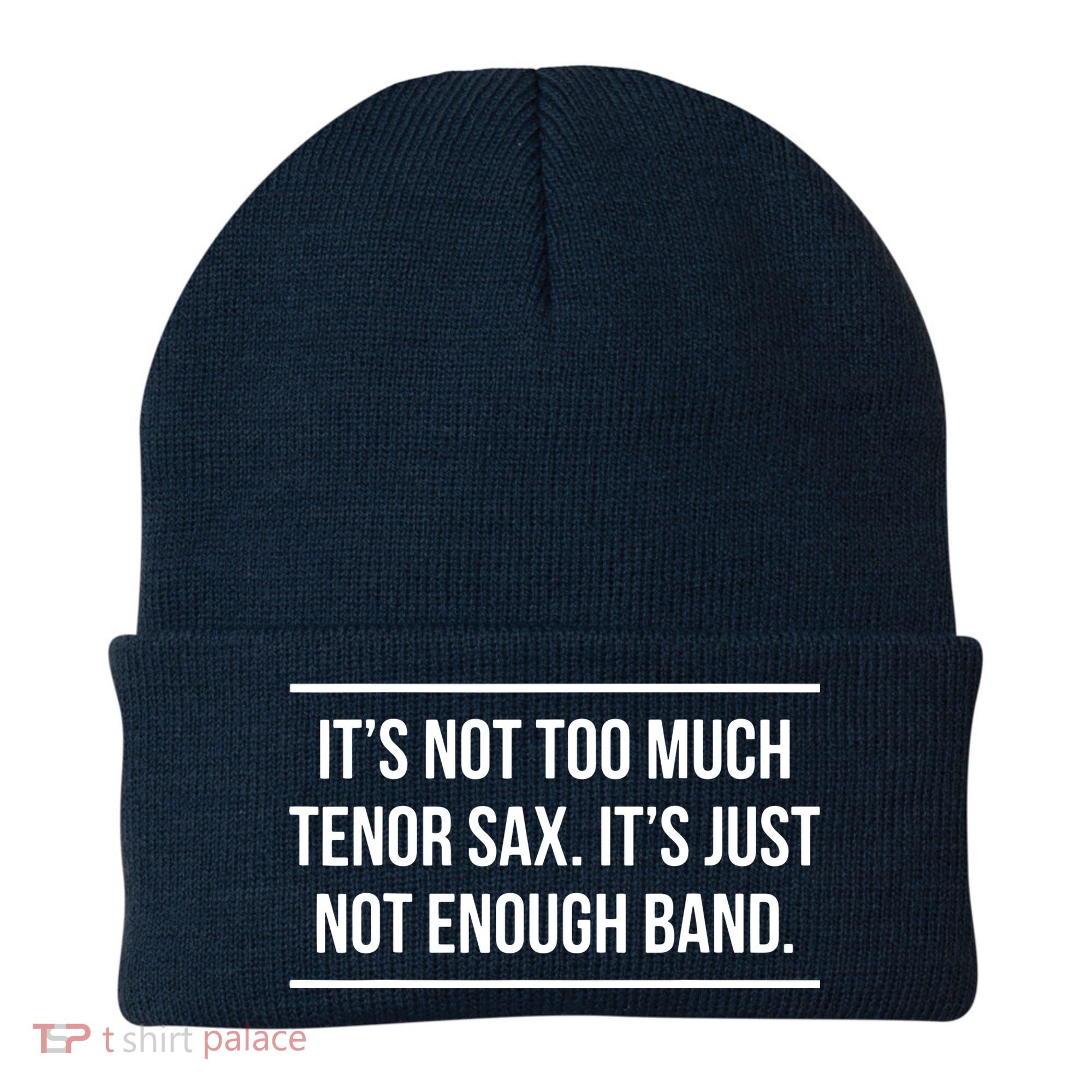Saxophonist Saxist Tenor Sax Band Saxophone Beanie