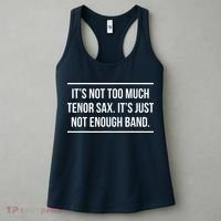 Saxophonist Saxist Tenor Sax Band Saxophone Women's Tank Top thumb 3