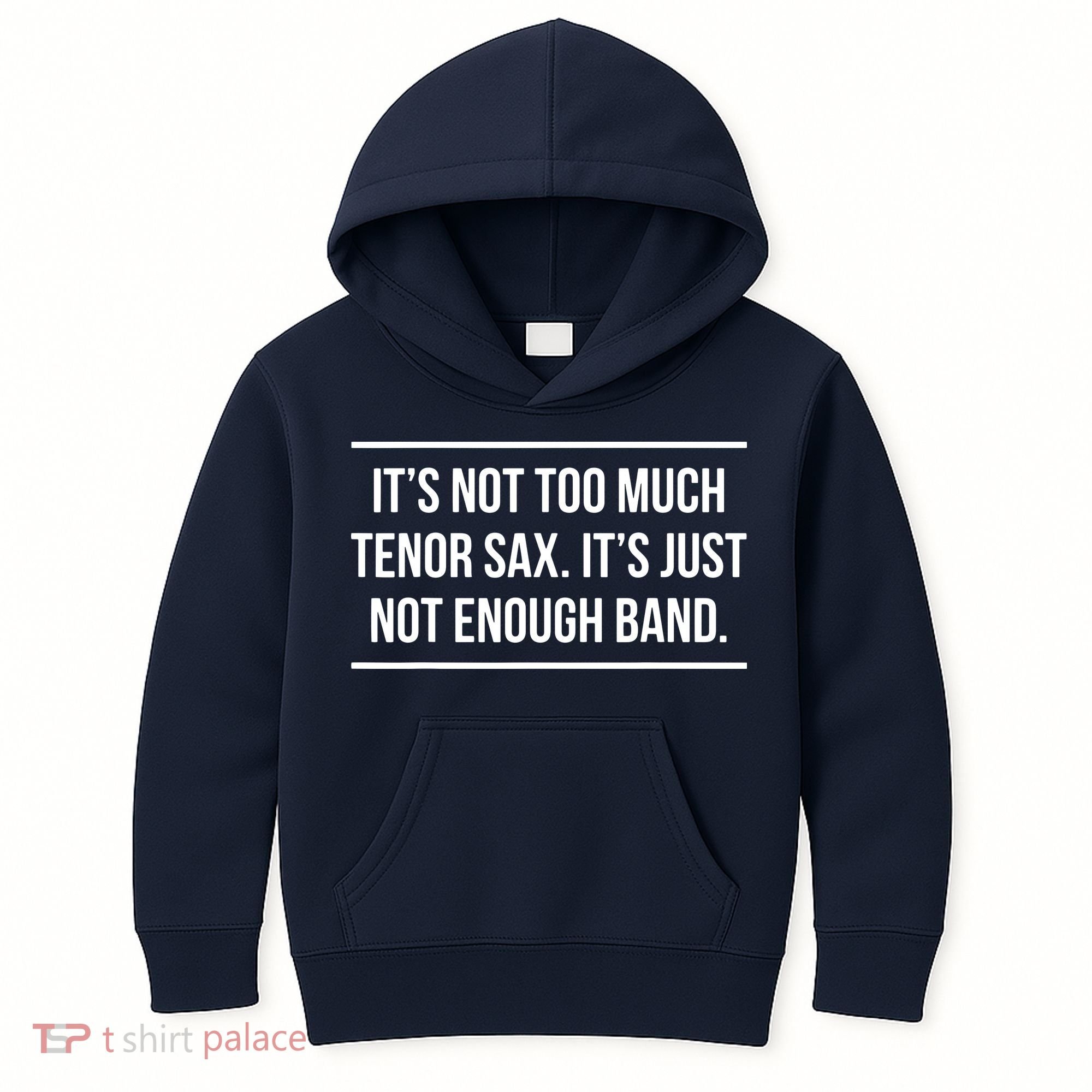 Saxophonist Saxist Tenor Sax Band Saxophone Kids Hoodie