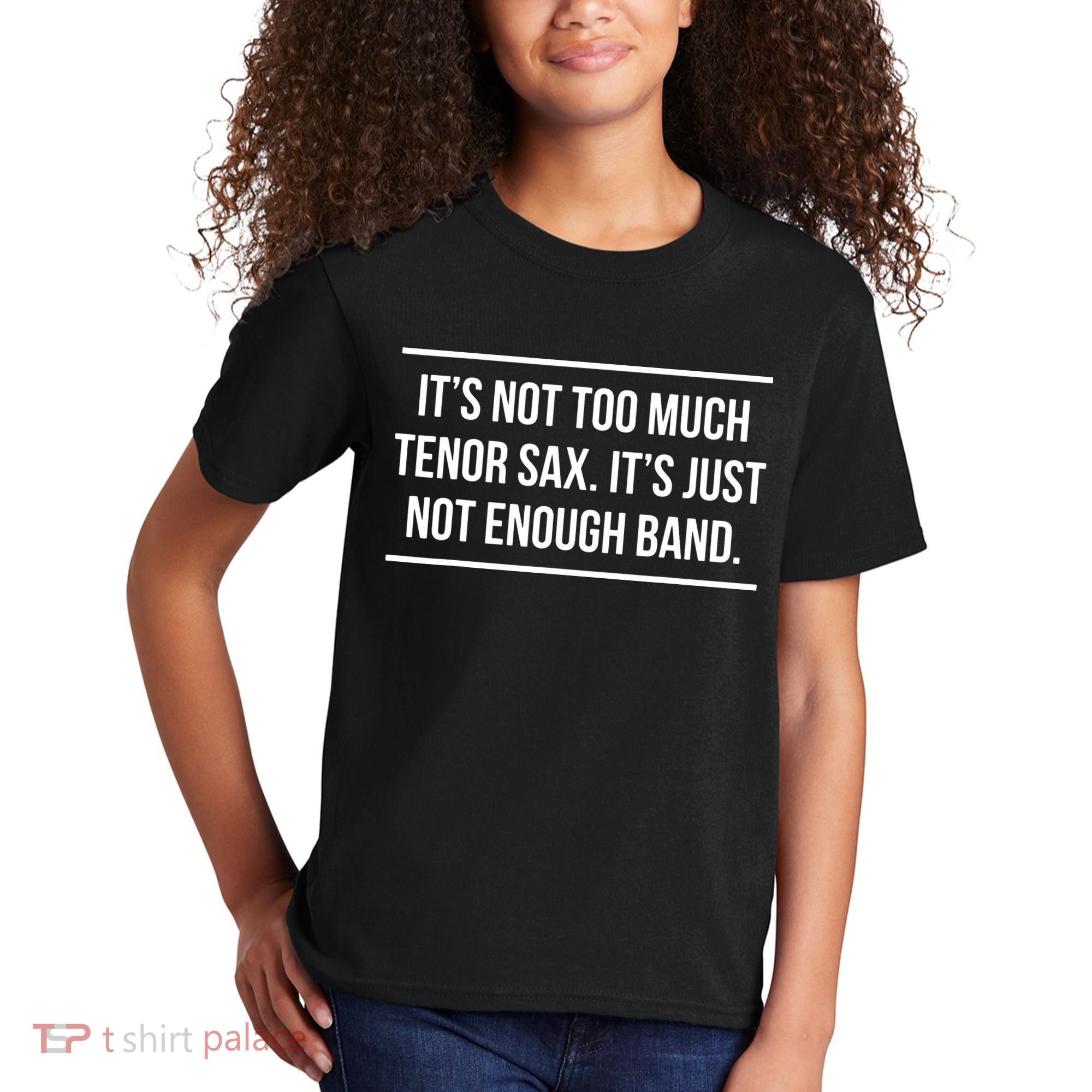 Saxophonist Saxist Tenor Sax Band Saxophone Kids T-Shirt