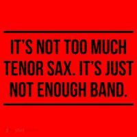 Saxophonist Saxist Tenor Sax Band Saxophone Santa Hat thumb 1