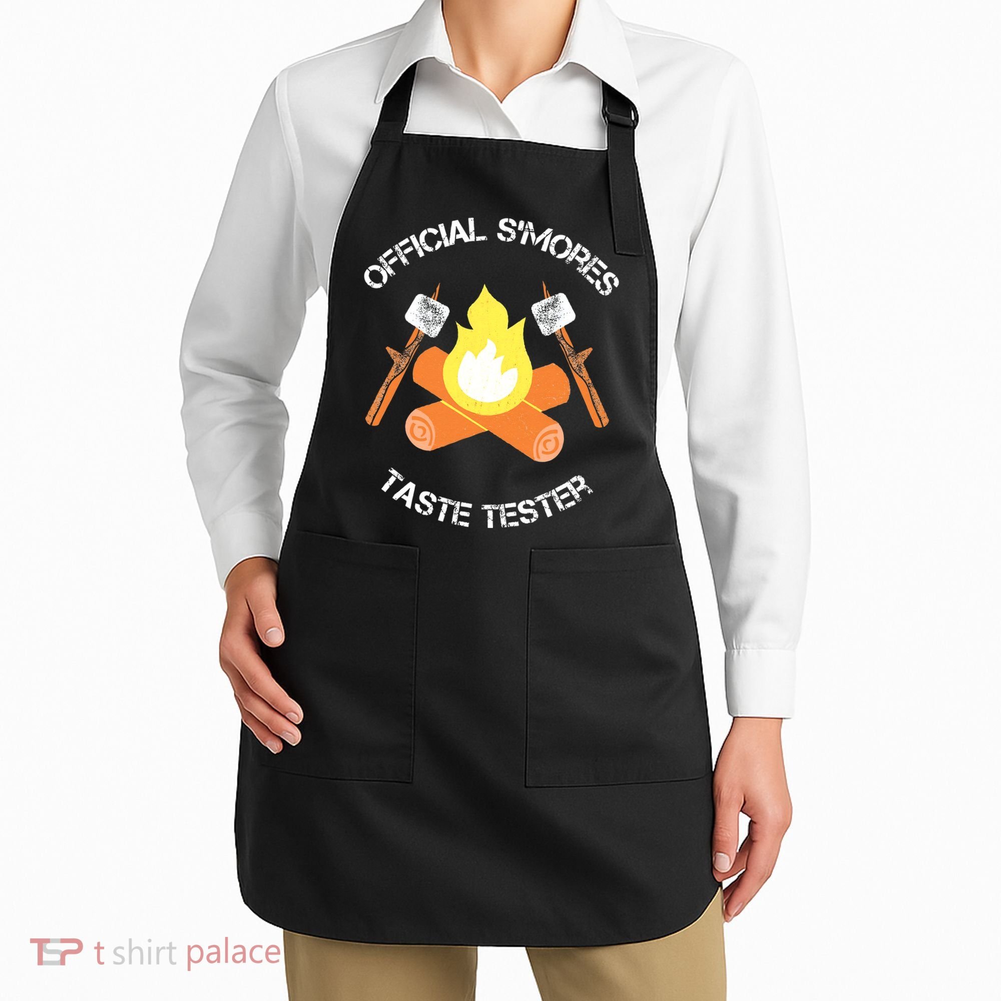 S'mores (Smores) Taste Tester Marshmallow Roasting Camping Apron