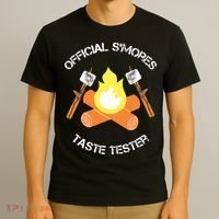 S'mores (Smores) Taste Tester Marshmallow Roasting Camping T-Shirt thumb 3