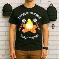 S'mores (Smores) Taste Tester Marshmallow Roasting Camping T-Shirt thumb 6