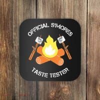 S'mores (Smores) Taste Tester Marshmallow Roasting Camping Coaster thumb 0