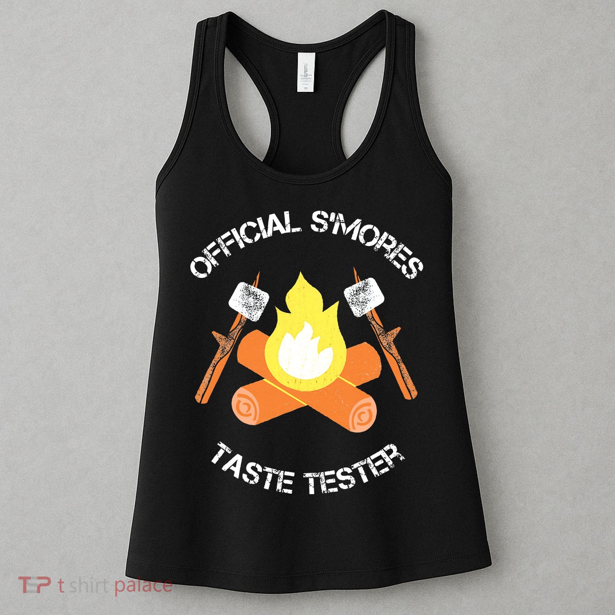S'mores (Smores) Taste Tester Marshmallow Roasting Camping Women's Tank Top