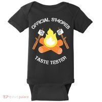 S'mores (Smores) Taste Tester Marshmallow Roasting Camping Baby Bodysuit thumb 0