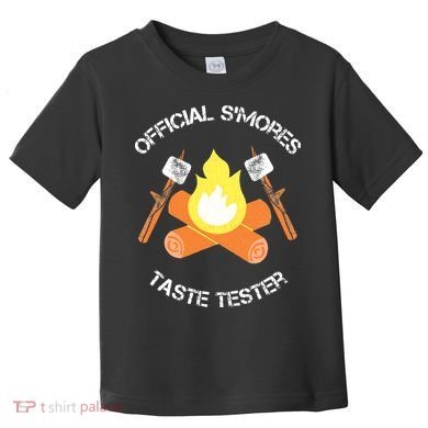 S'mores (Smores) Taste Tester Marshmallow Roasting Camping Toddler T-Shirt