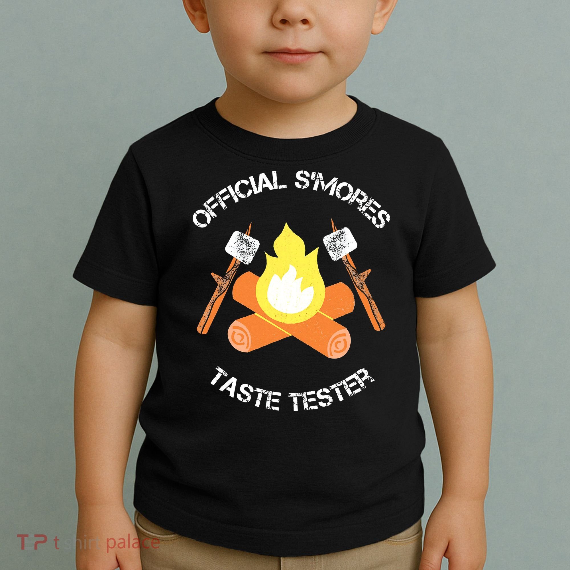 S'mores (Smores) Taste Tester Marshmallow Roasting Camping Toddler T-Shirt