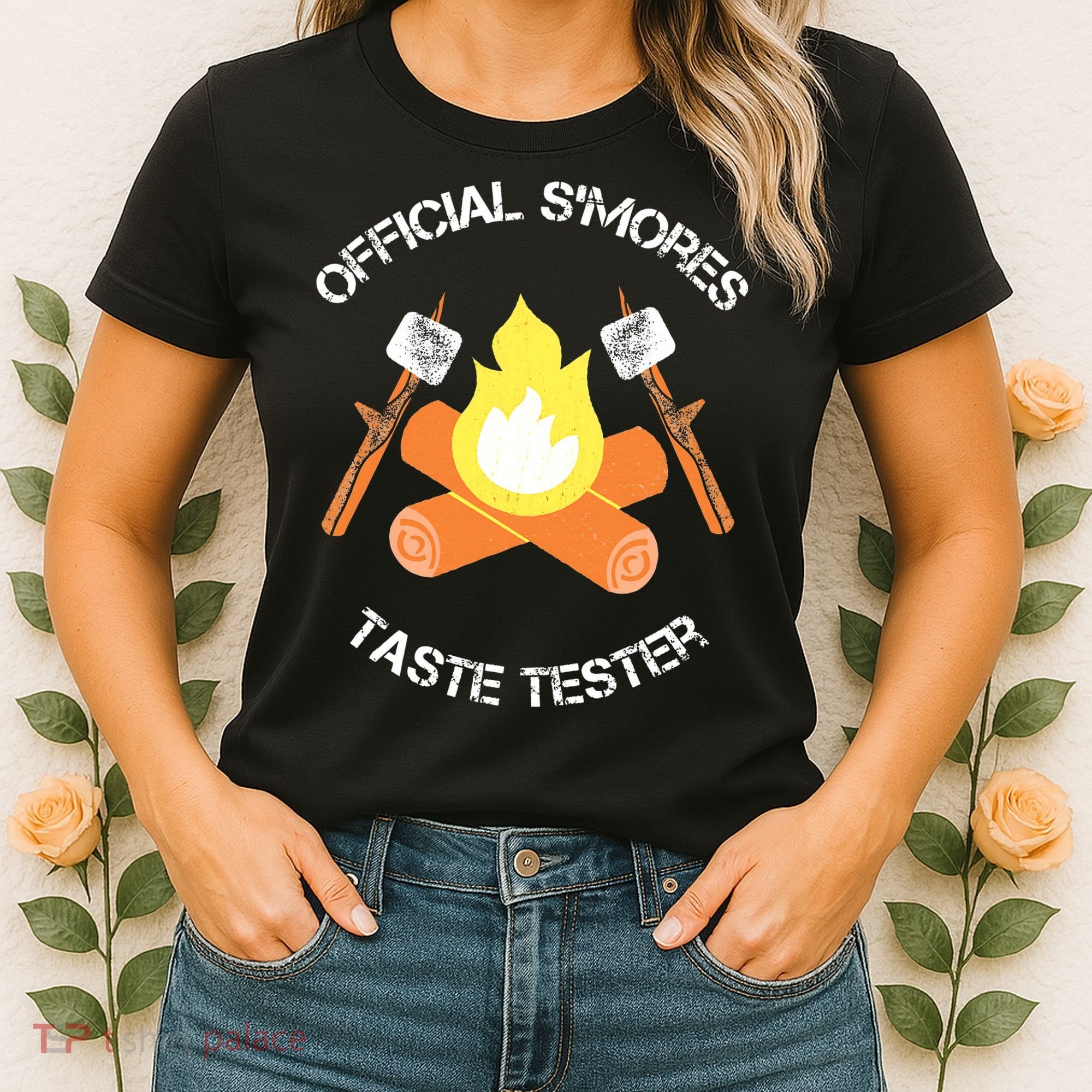 S'mores (Smores) Taste Tester Marshmallow Roasting Camping Women's T-Shirt