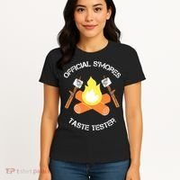 S'mores (Smores) Taste Tester Marshmallow Roasting Camping Women's T-Shirt thumb 4