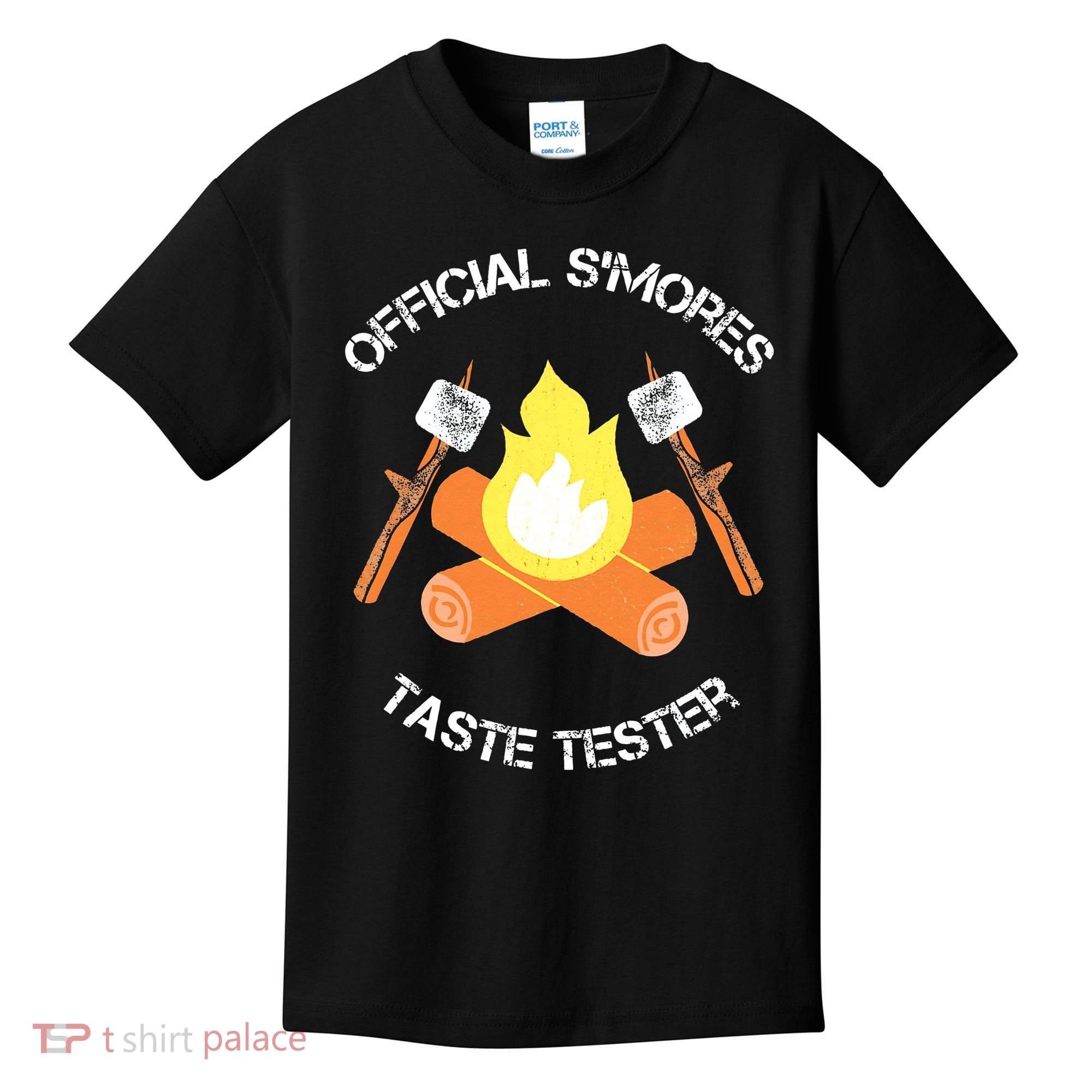 S'mores (Smores) Taste Tester Marshmallow Roasting Camping Kids T-Shirt