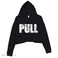 Skeet Shooting Trap Sporting Clay Shooter Shotgun Gift Crop Fleece Hoodie thumb 0
