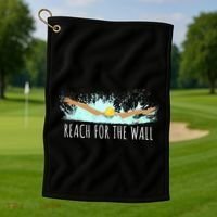 Swimming Swim Team Gift For A Swimmer Golf Towel thumb 1