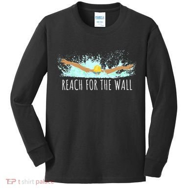 Swimming Swim Team Gift For A Swimmer Kids Long Sleeve Shirt