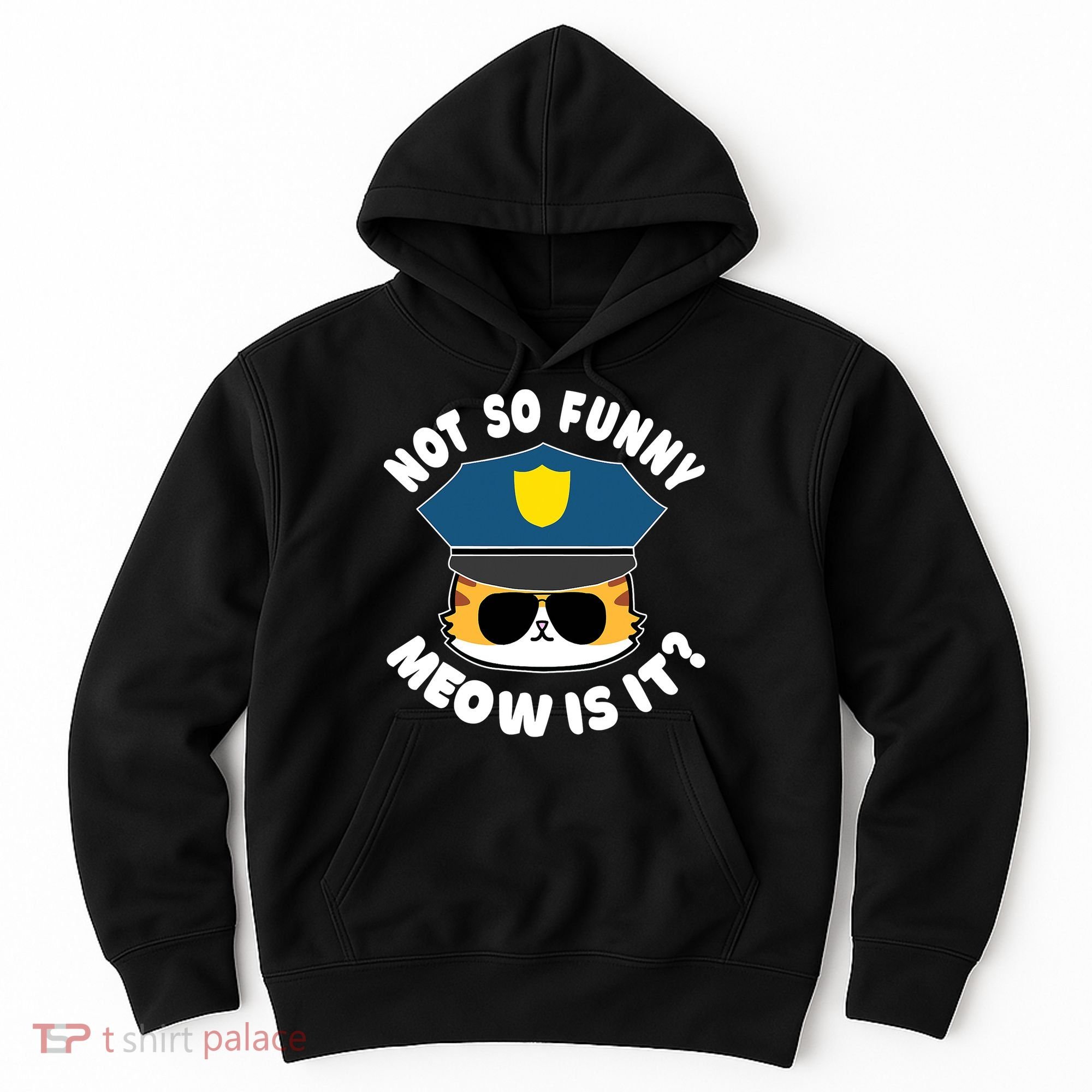 Super State Trooper Funny Cat Not So Funny Meow Is It Hoodie
