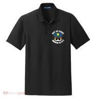 Super State Trooper Funny Cat Not So Funny Meow Is It Dry Zone Grid Polo thumb 0