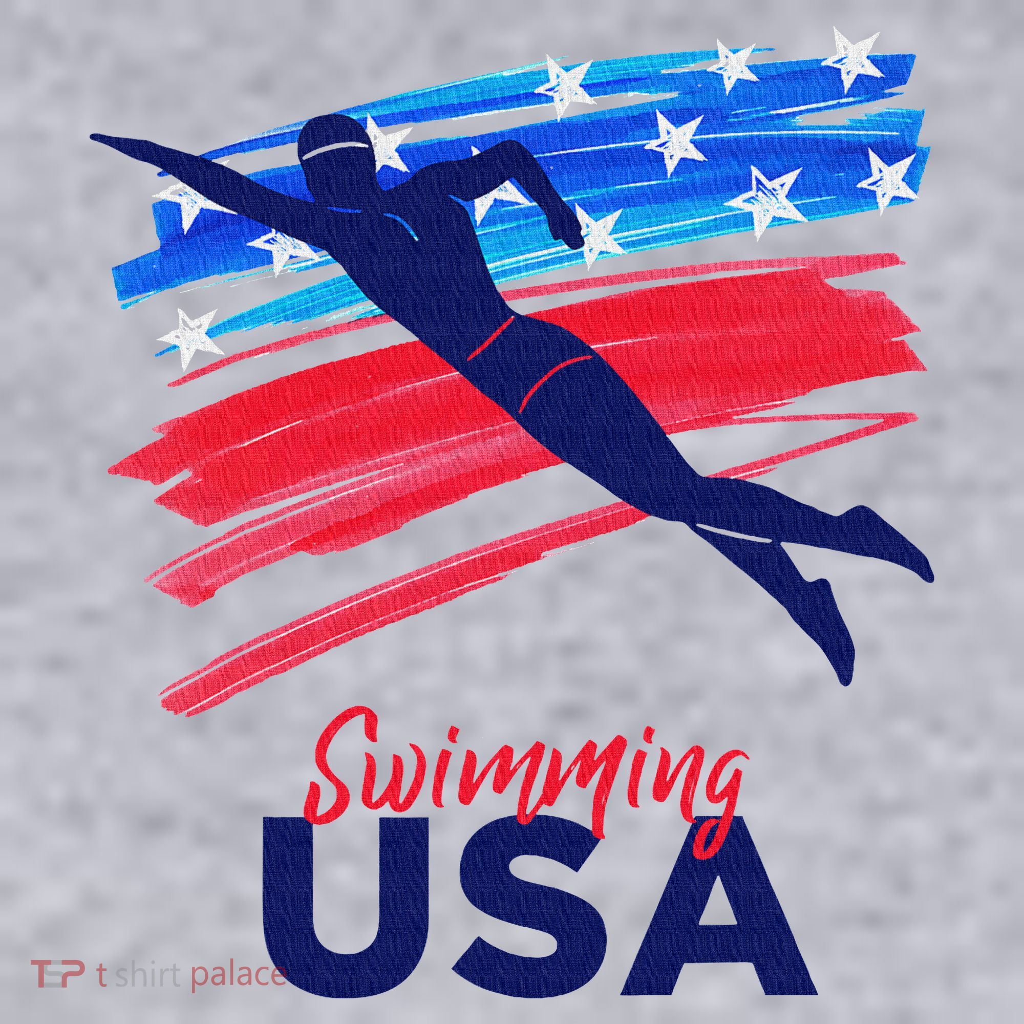 Swimming Support Team Flag Usa Pool Swimmer American Women's Sweatshirt