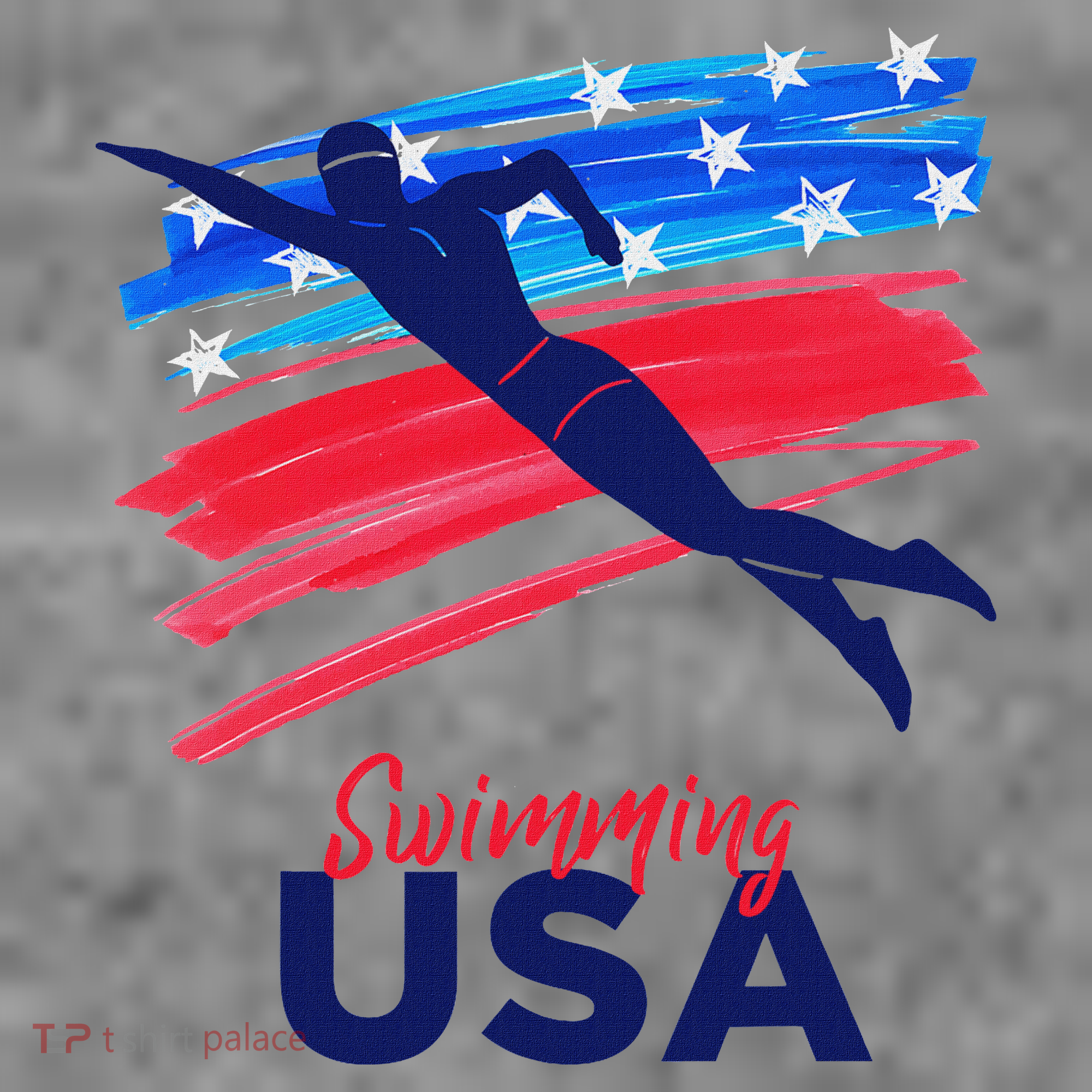 Swimming Support Team Flag Usa Pool Swimmer American Toddler Hoodie