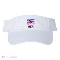 Swimming Support Team Flag Usa Pool Swimmer American Visor thumb 0