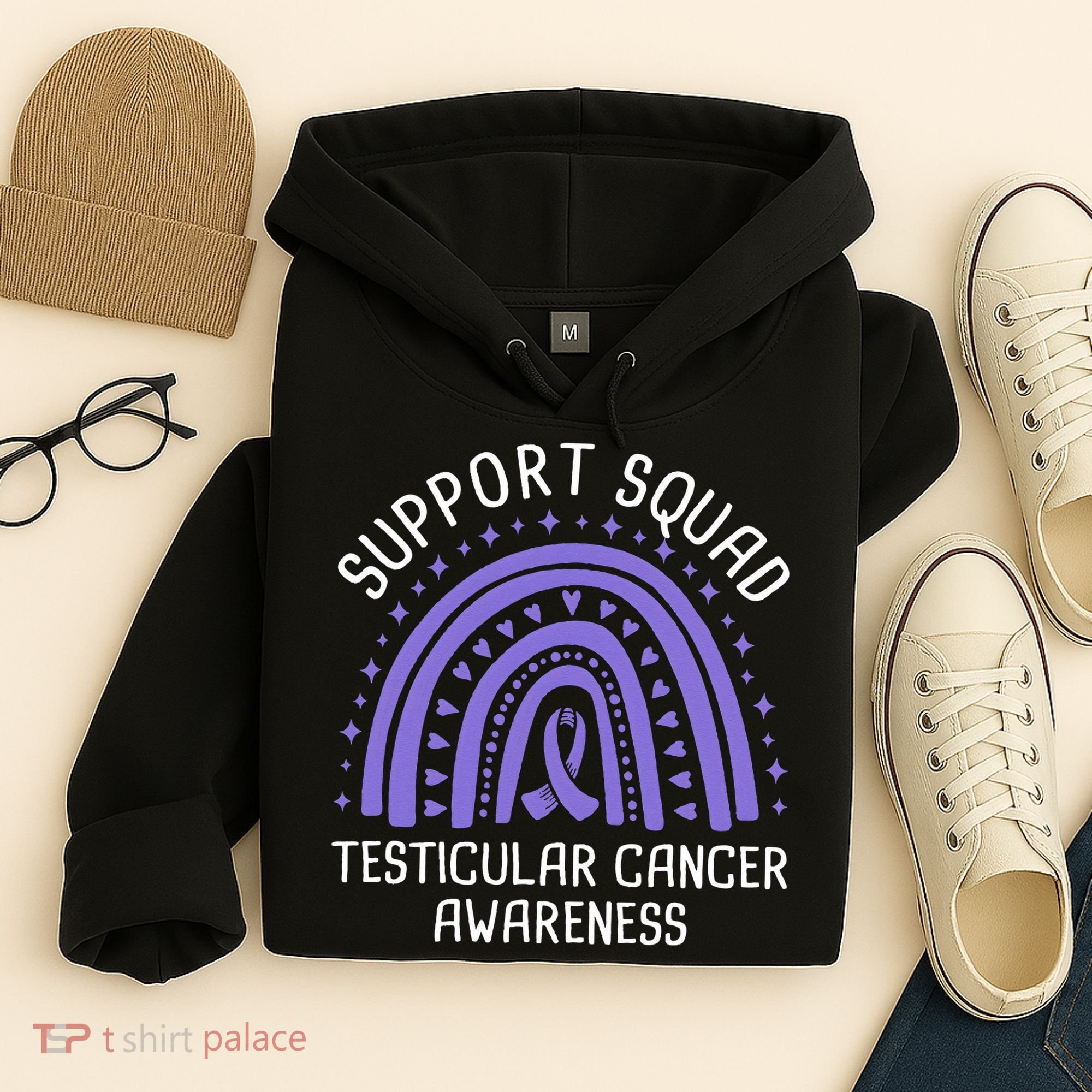 Support Squad Testicular Cancer Awareness Hoodie
