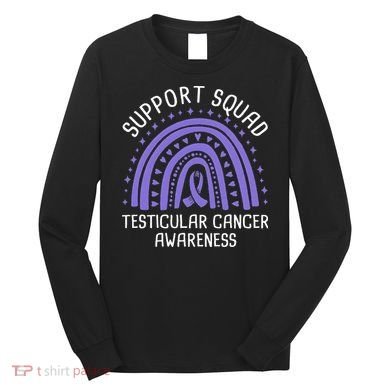 Support Squad Testicular Cancer Awareness Long Sleeve Shirt