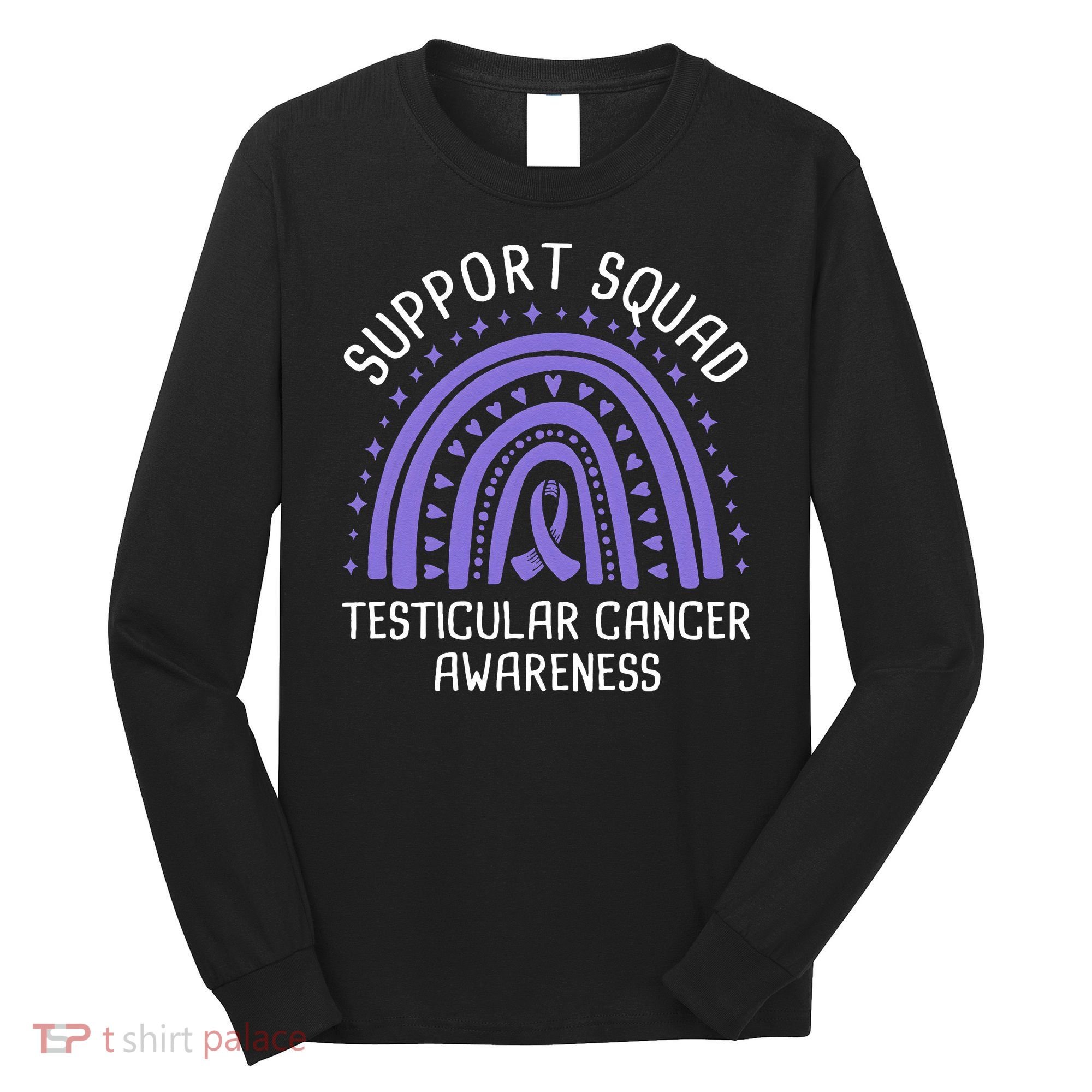 Support Squad Testicular Cancer Awareness Long Sleeve Shirt